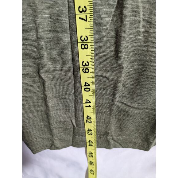 TShirt Dress Short Sleeve Midi Jessica Simpson Green S Crew Pockets Casual Layer - Picture 8 of 12